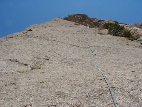 At the top of the second pitch